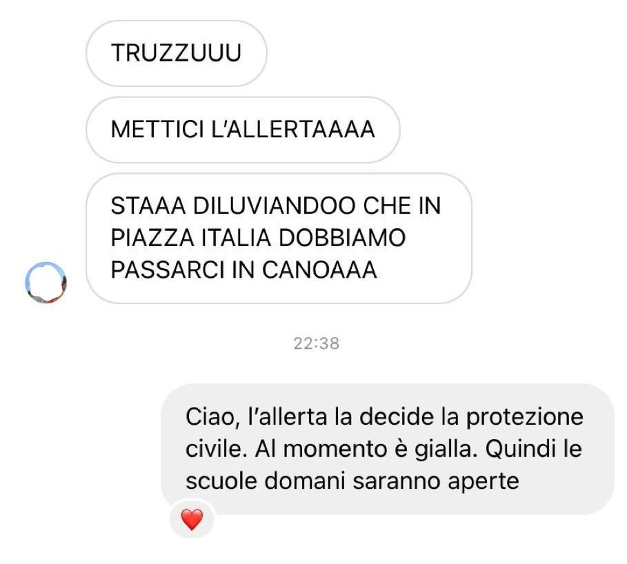 Maltempo a Cagliari, gli studenti a Truzzu: “Mettici l’allerta che abbiamo paura di andare a scuola”