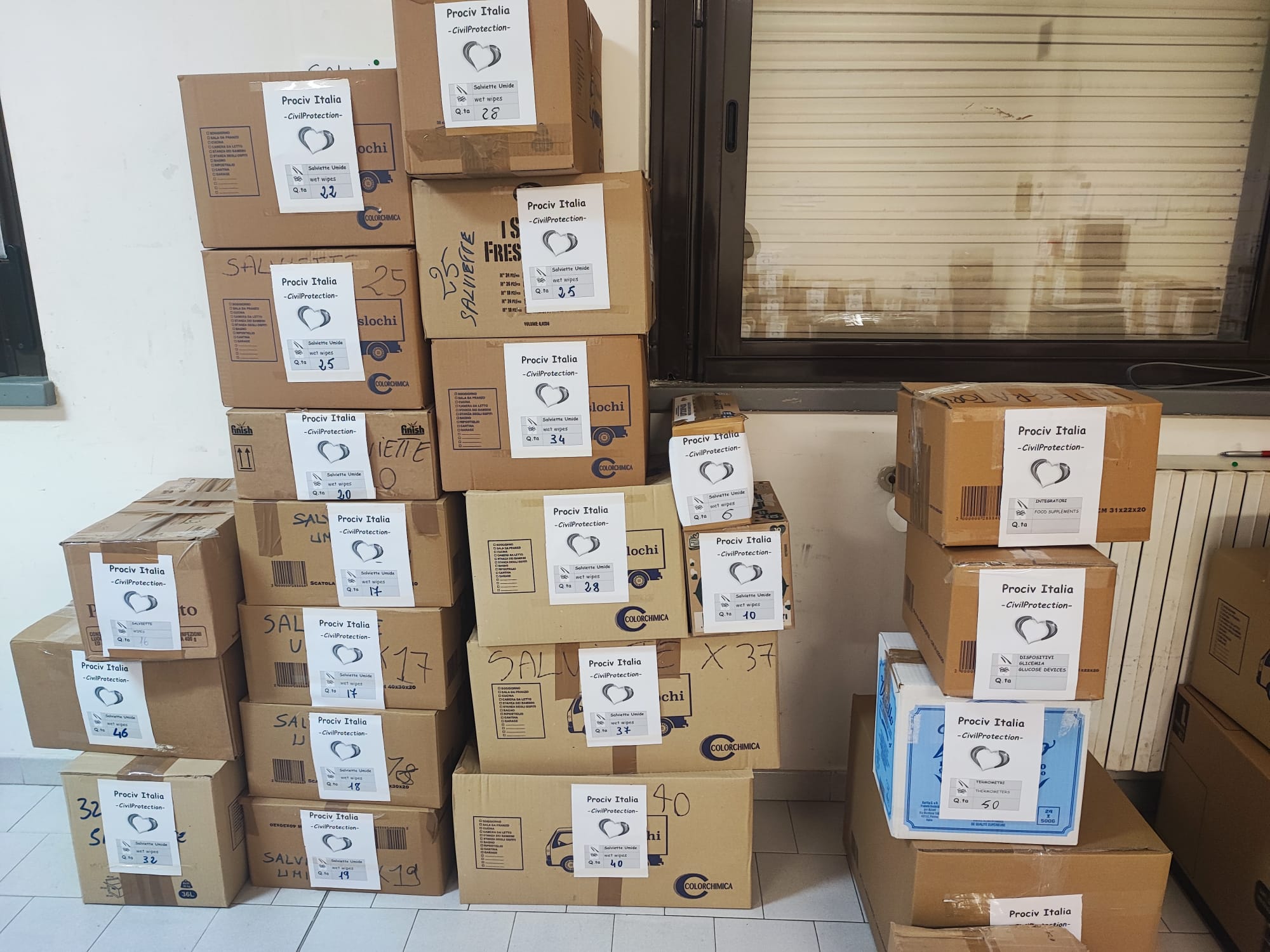 Raccolto il materiale sanitario per l’Ucraina, Solinas: “Alimentiamo la catena della solidarietà”
