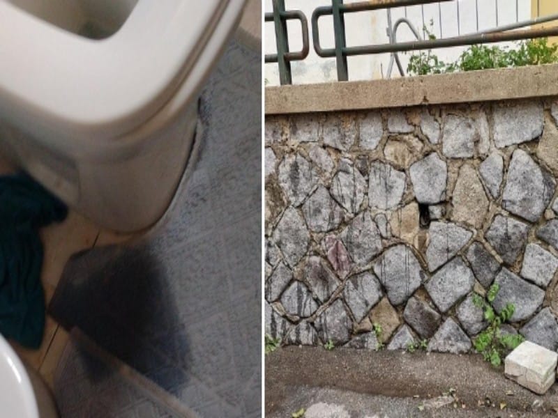 Fogna esplosa in via Podgora, residenti in rivolta: “Ho il bagno pieno di liquami e non posso lavare la mia bambina”