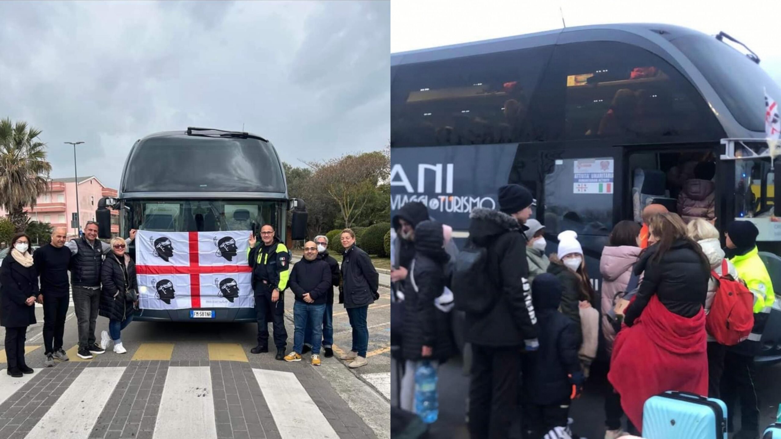 I profughi ucraini in viaggio verso la Sardegna: lacrime e sofferenza ma anche speranza