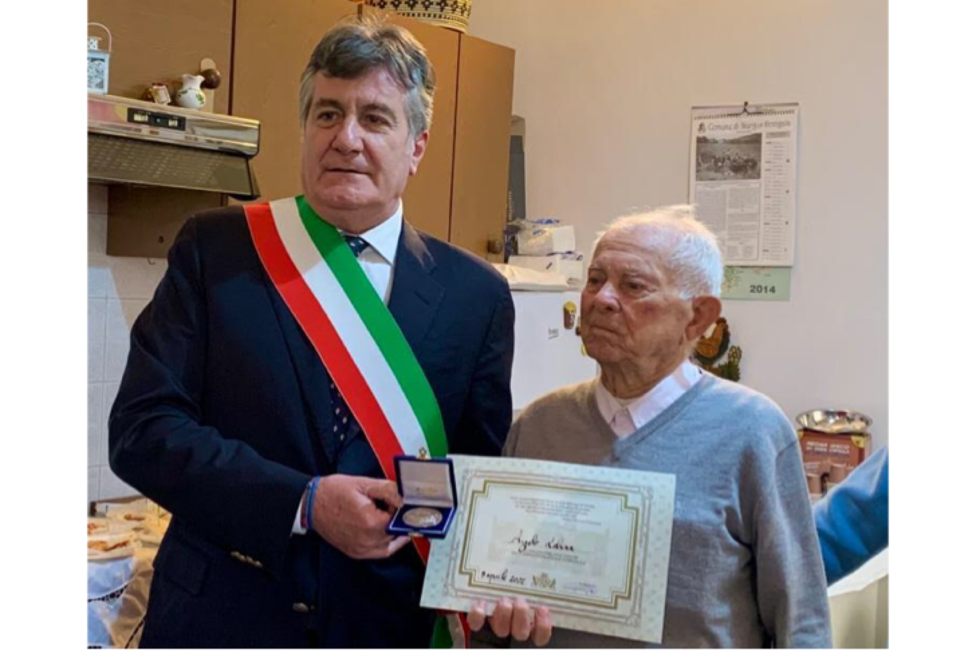 Angelo Lobina è il nuovo centenario di Cagliari: per lui il saluto e la celebrazione del Comune