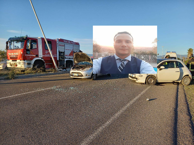 “Finito contro un palo a Quartu per colpa di un’auto nera, potevo morire: aiutatemi a trovarla”