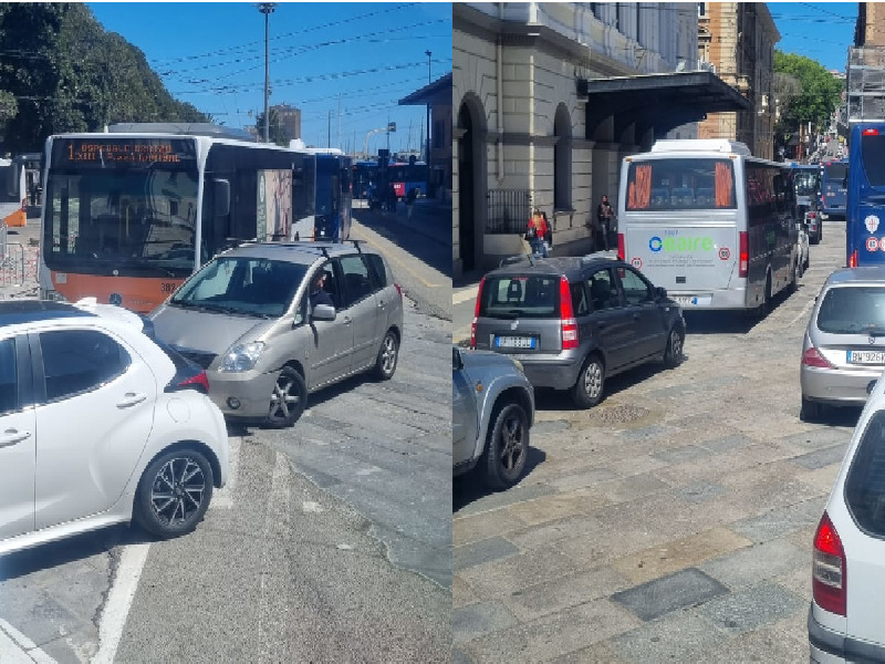 Cagliari, traffico infernale in piazza Matteotti per le tribune di Sant’Efisio: “Bloccati da mezz’ora”