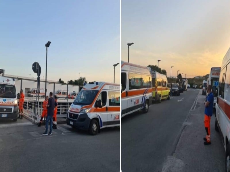 Cagliari, ambulanze in coda e tanti pazienti in attesa: caos al Brotzu e lunghe file al Policlinico