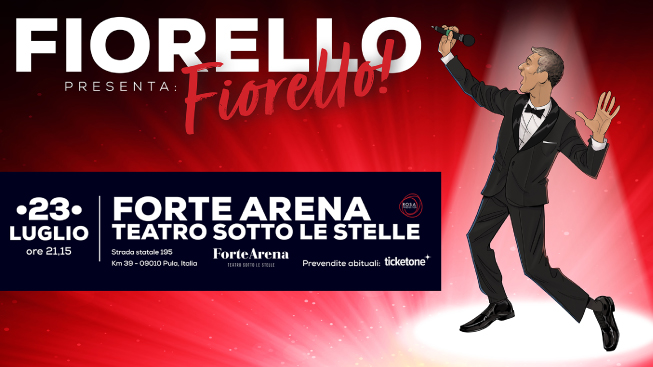 Fiorello presenta Fiorello, questo sabato alla Forte Arena