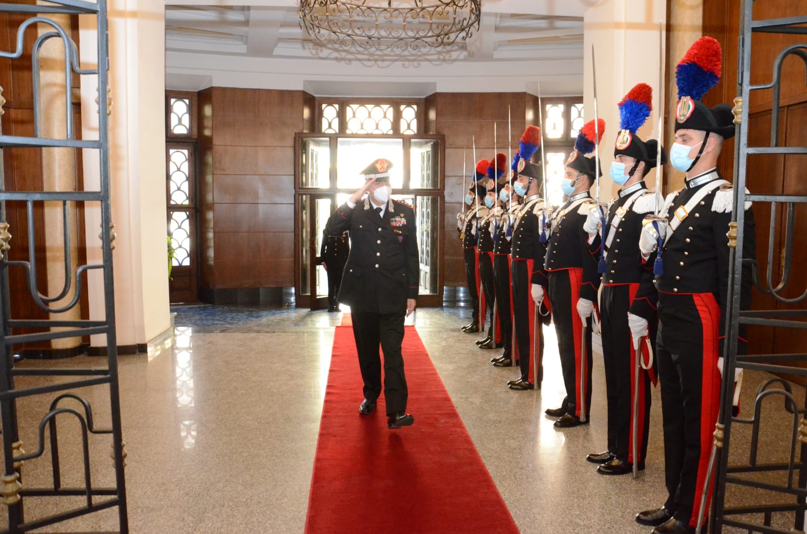 Cagliari, il Generale dei carabinieri Enzo Bernardini in visita nell’Isola
