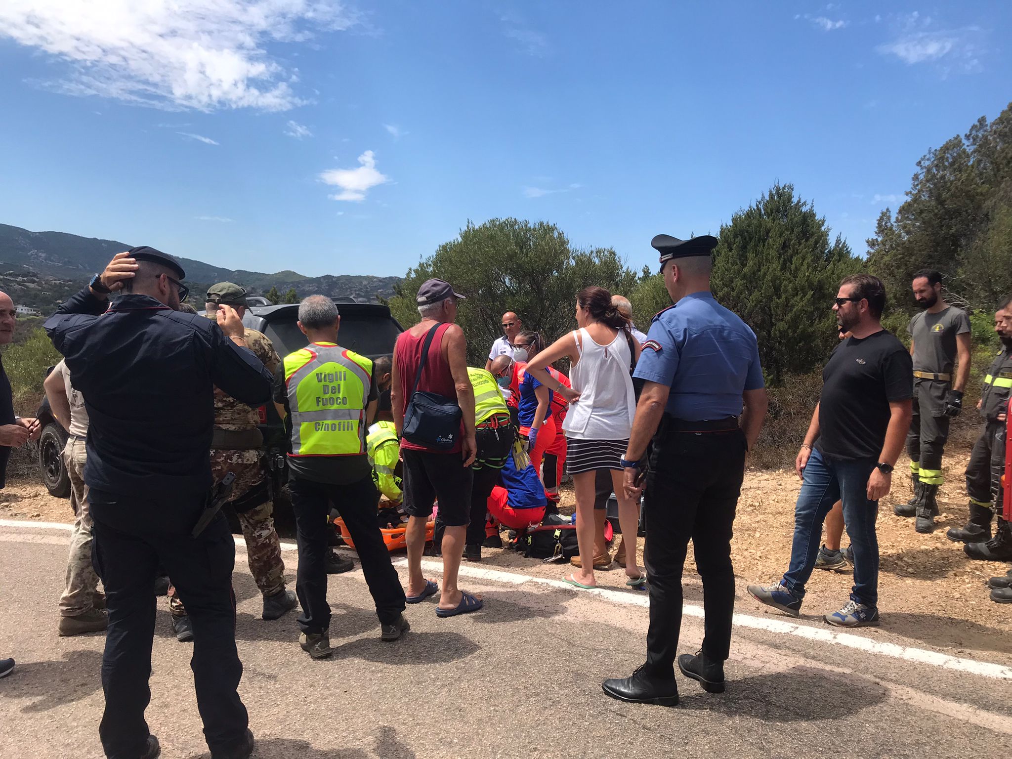 Porto Cervo, la bella notizia: ritrovata dai carabinieri la turista di 75 anni scomparsa da ore
