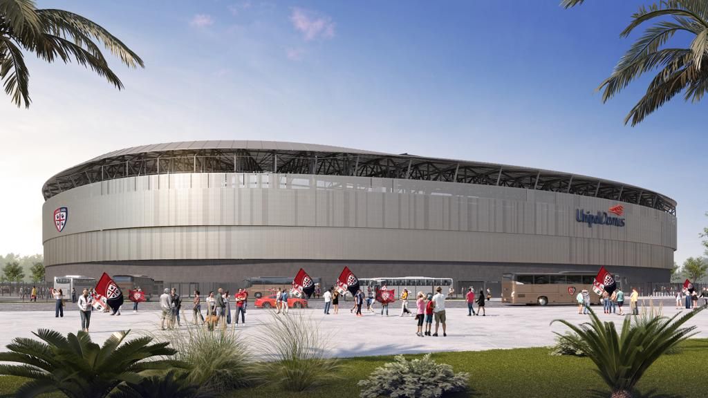 Cagliari, presentato il progetto definitivo del nuovo stadio