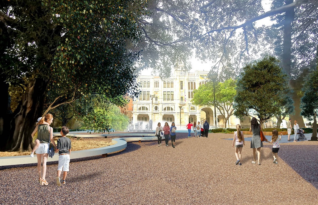 Cagliari, pedonalizzazioni e un mega parco davanti alla stazione: ecco la piazza Matteotti del futuro