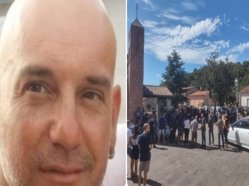 Rabbia e lacrime al funerale di Stefano Nonnis, morto alla Saras: “Vogliamo tutta la verità”