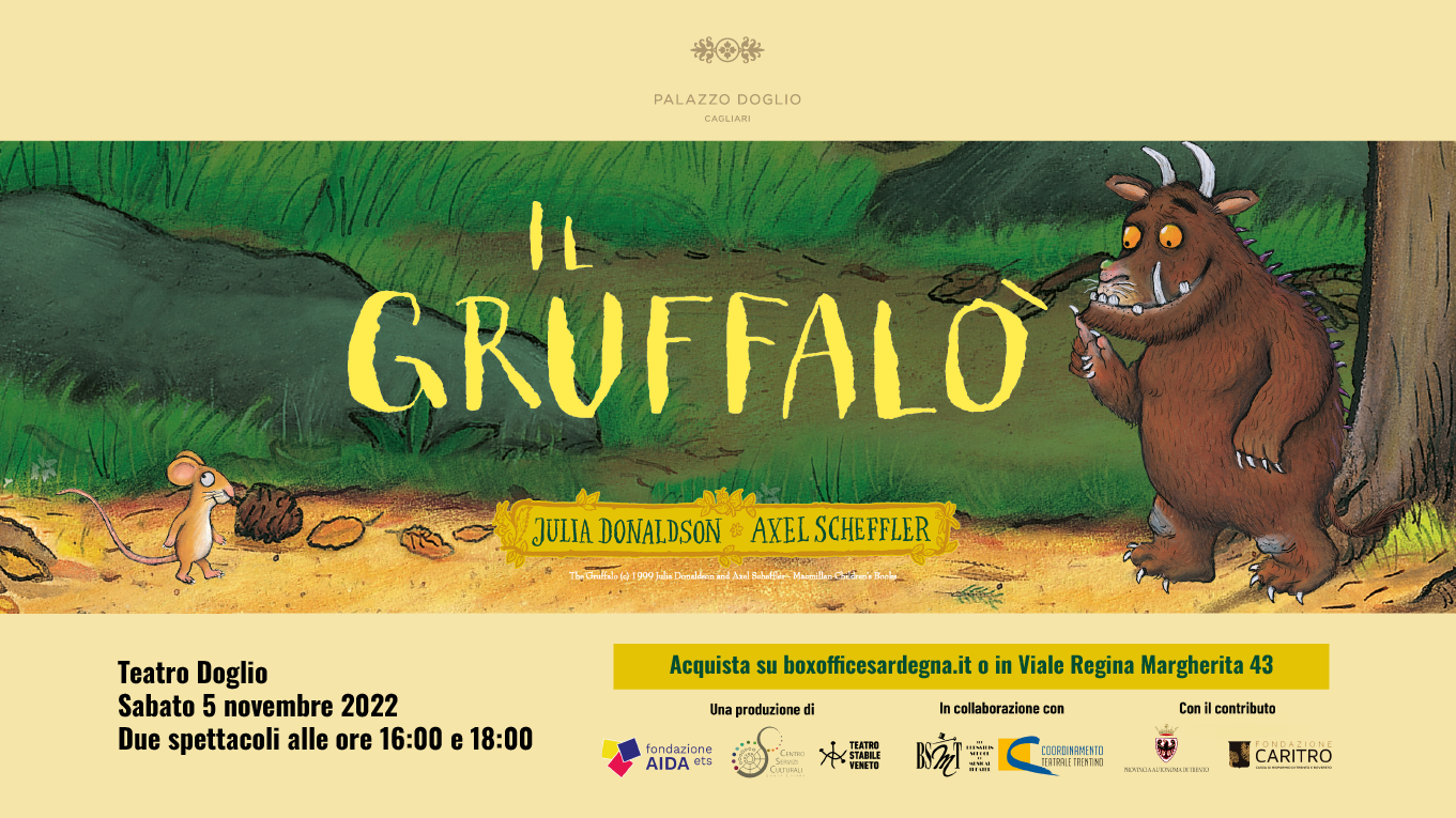 Spettacoli per i bimbi, a Teatro Doglio ecco “Il Gruffalò”