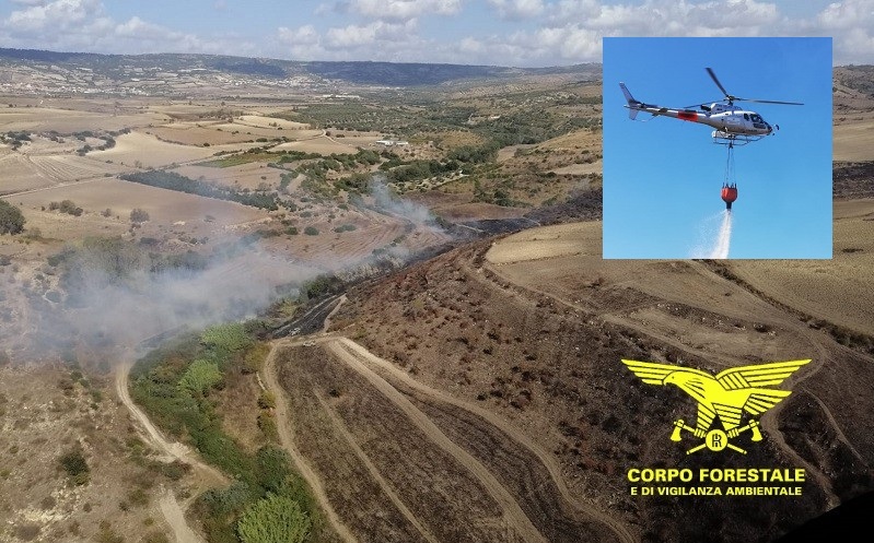 E’ ottobre ma ancora tanti incendi: 13 oggi in Sardegna, per 3 mezzi aerei in azione