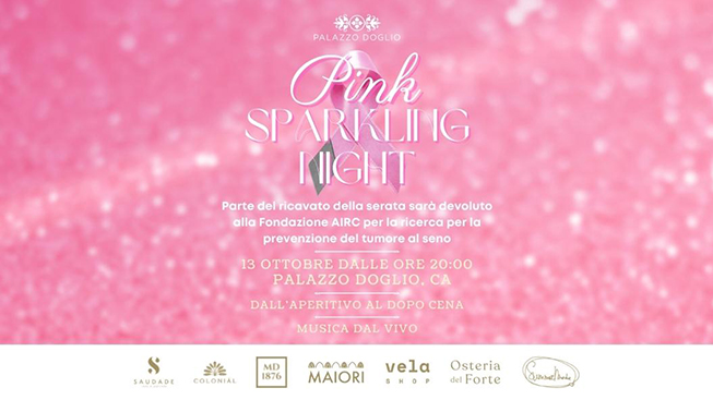 Pink Sparkling Night a sostegno di Airc a Palazzo Doglio