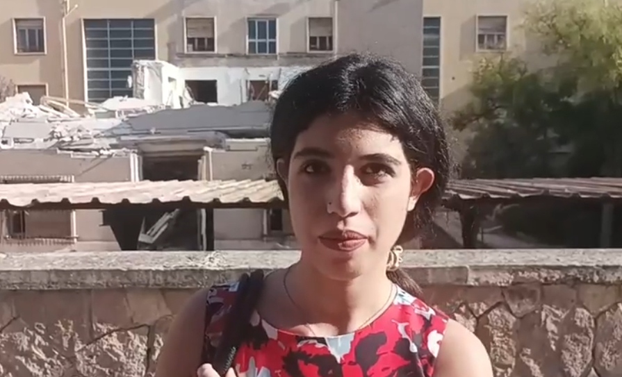 “Nell’aula magna crollata a Cagliari crepe nel soffitto, non è intervenuto nessuno: potevamo morire”