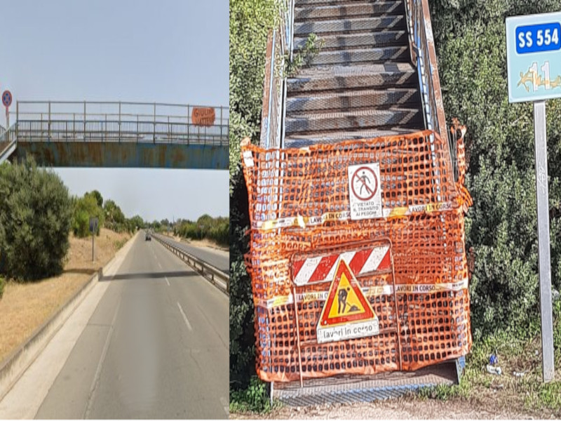 Quartu, ponte sbarrato e centinaia di cittadini isolati: “Ecco 65mila euro per riaprirlo”