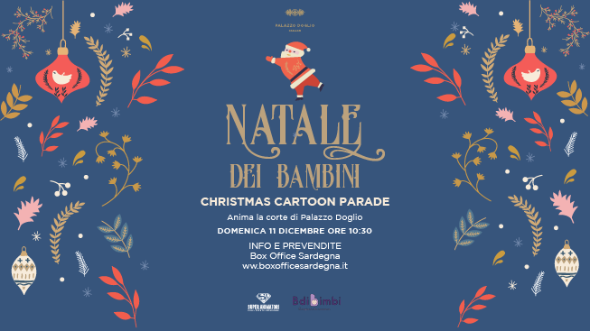 La magia del Natale dei bambini nella corte di Palazzo Doglio