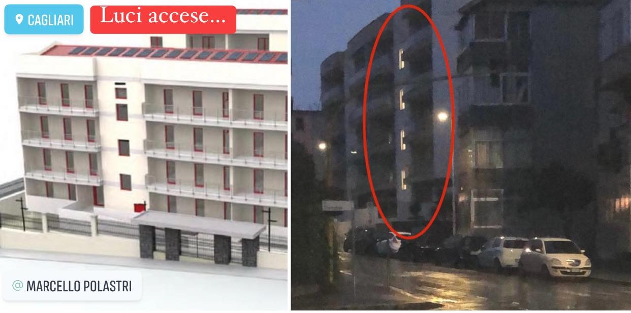 Cagliari, luci accese di notte nelle case popolari in costruzione: “Intrusioni e sprechi”