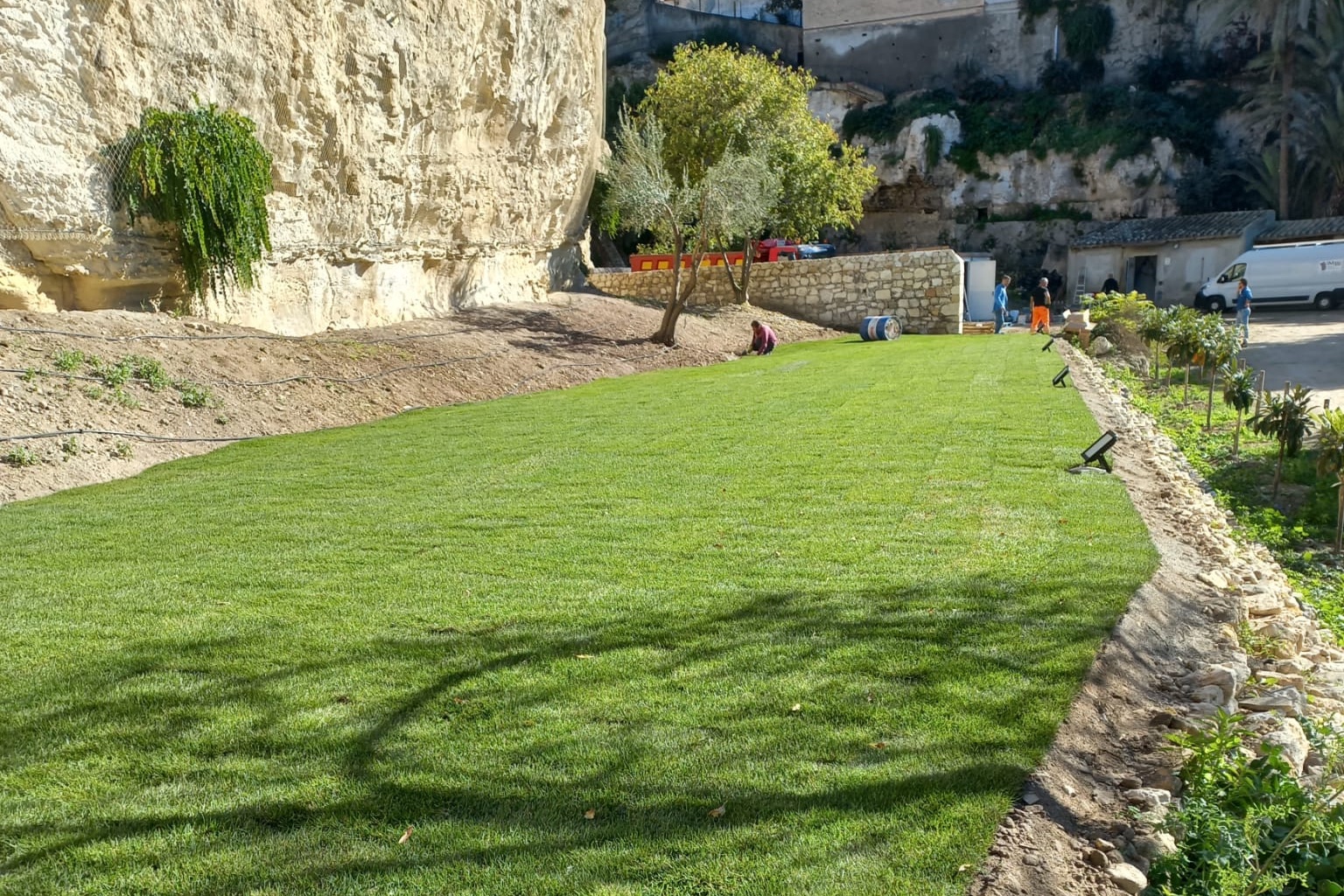 Cagliari, viale Merello più sicura: conclusi i lavori di consolidamento del costone roccioso dell’Orto dei Cappuccini