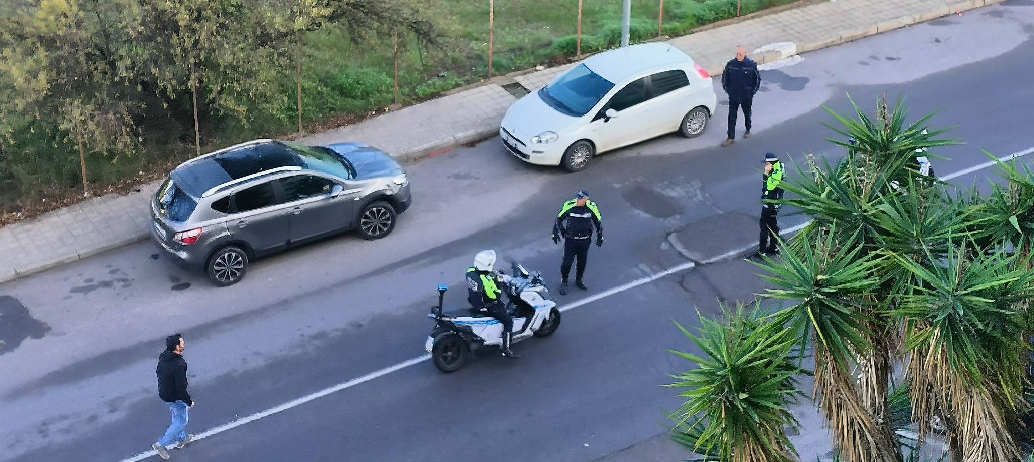 Cagliari, crolla l’asfalto in via Aresu: traffico in tilt a Mulinu Becciu