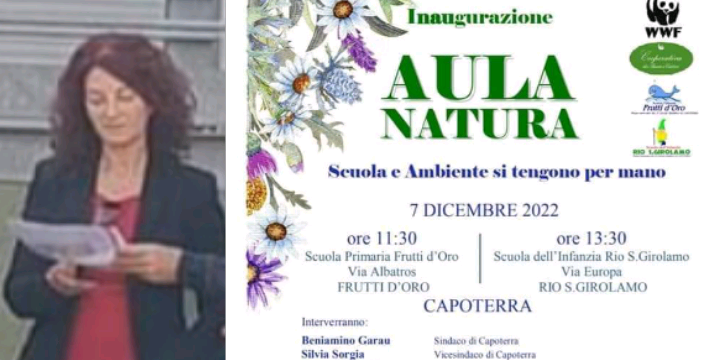 Inaugurazione delle Aule Natura a Capoterra: scuola e ambiente si tengono per mano