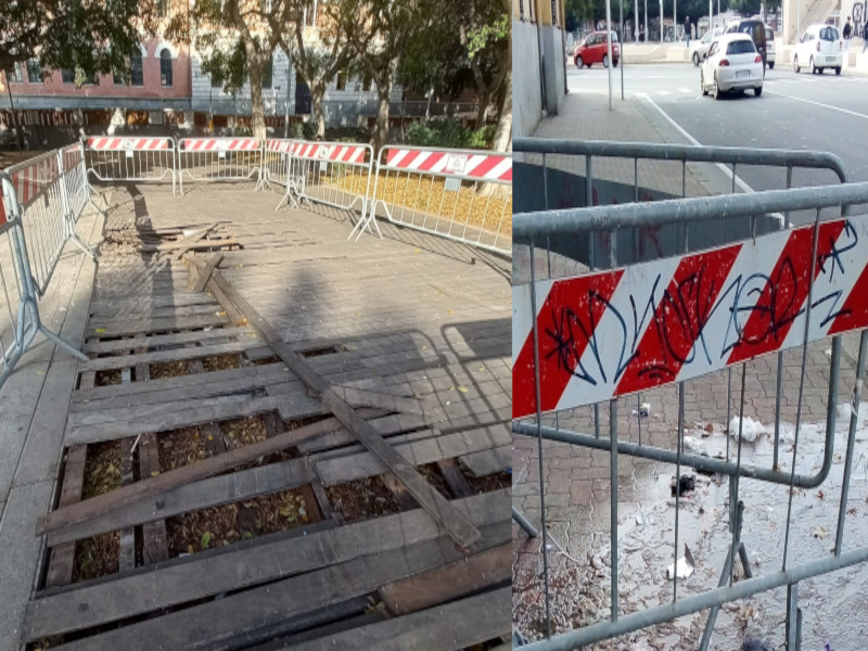 Cagliari, mille transenne soffocano la città: “Le toglieremo entro due mesi”