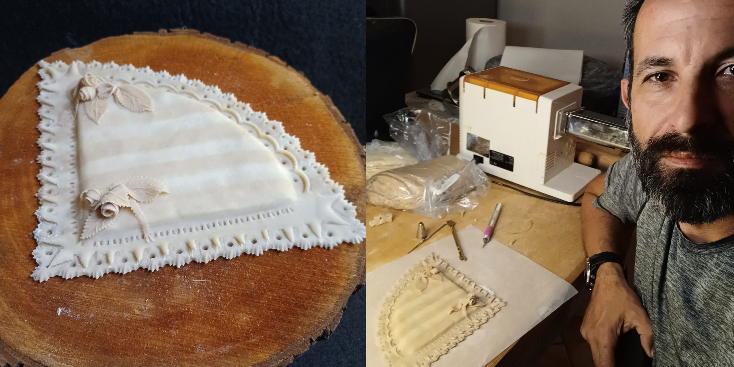 Capolavoro della pasta ricamata sarda: le “Sebadas Mucadores” sono un marchio registrato