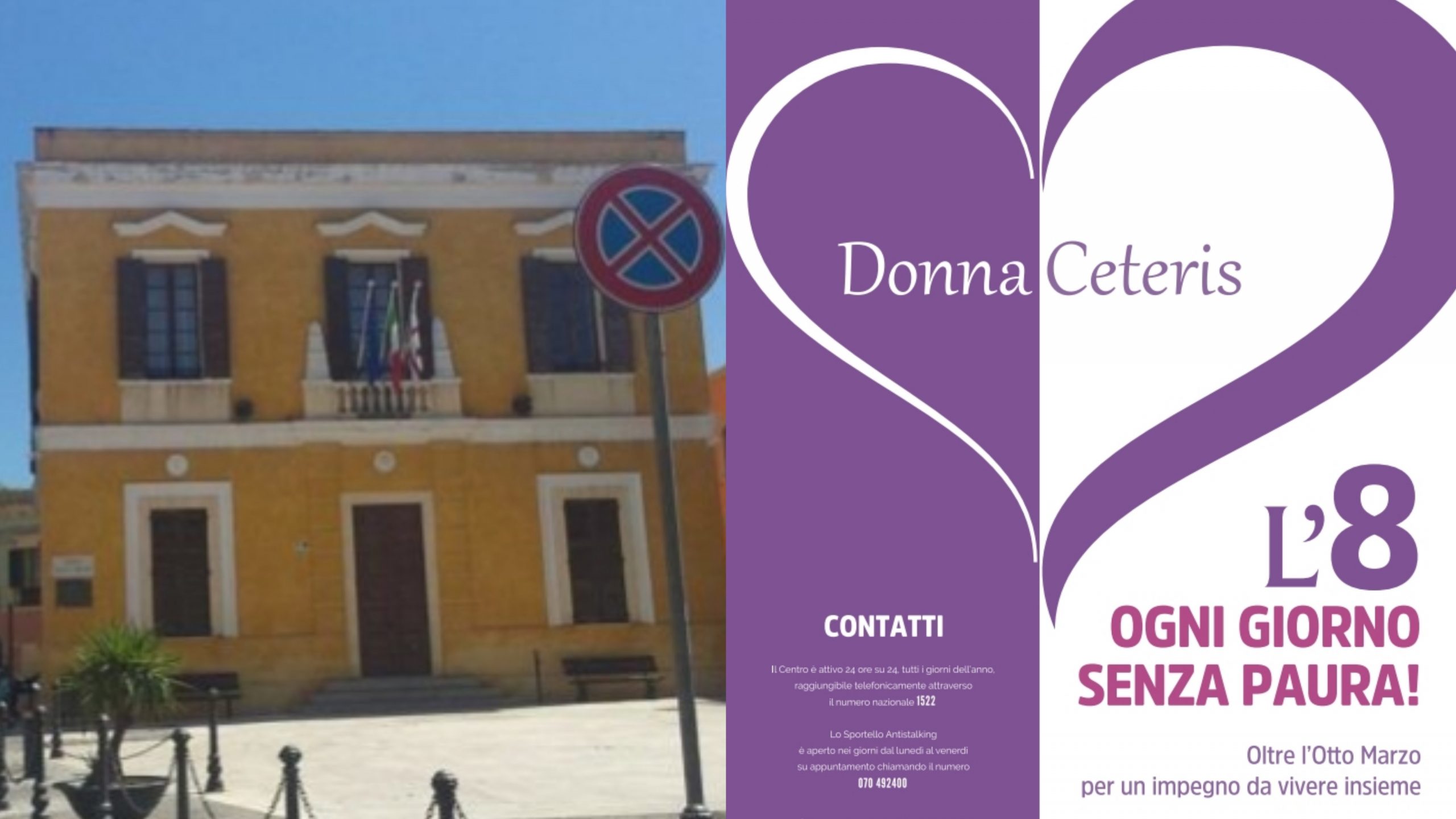Monserrato, una locandina negli spazi pubblici e privati per sensibilizzare sulla lotta contro la violenza di genere