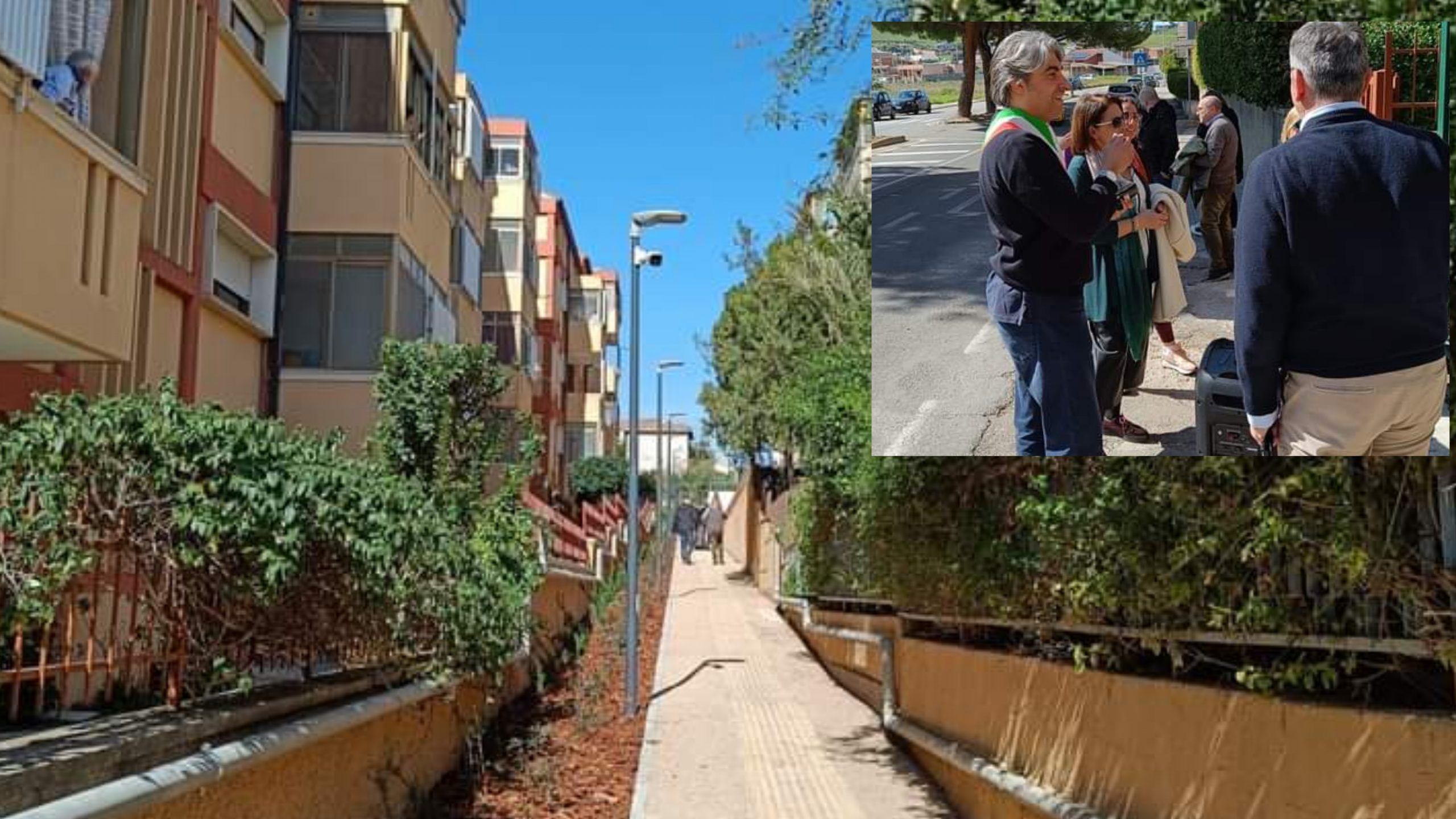 Monserrato, inaugurata la nuova strada pedonale e ciclabile tra le vie Volta e Decio Mure