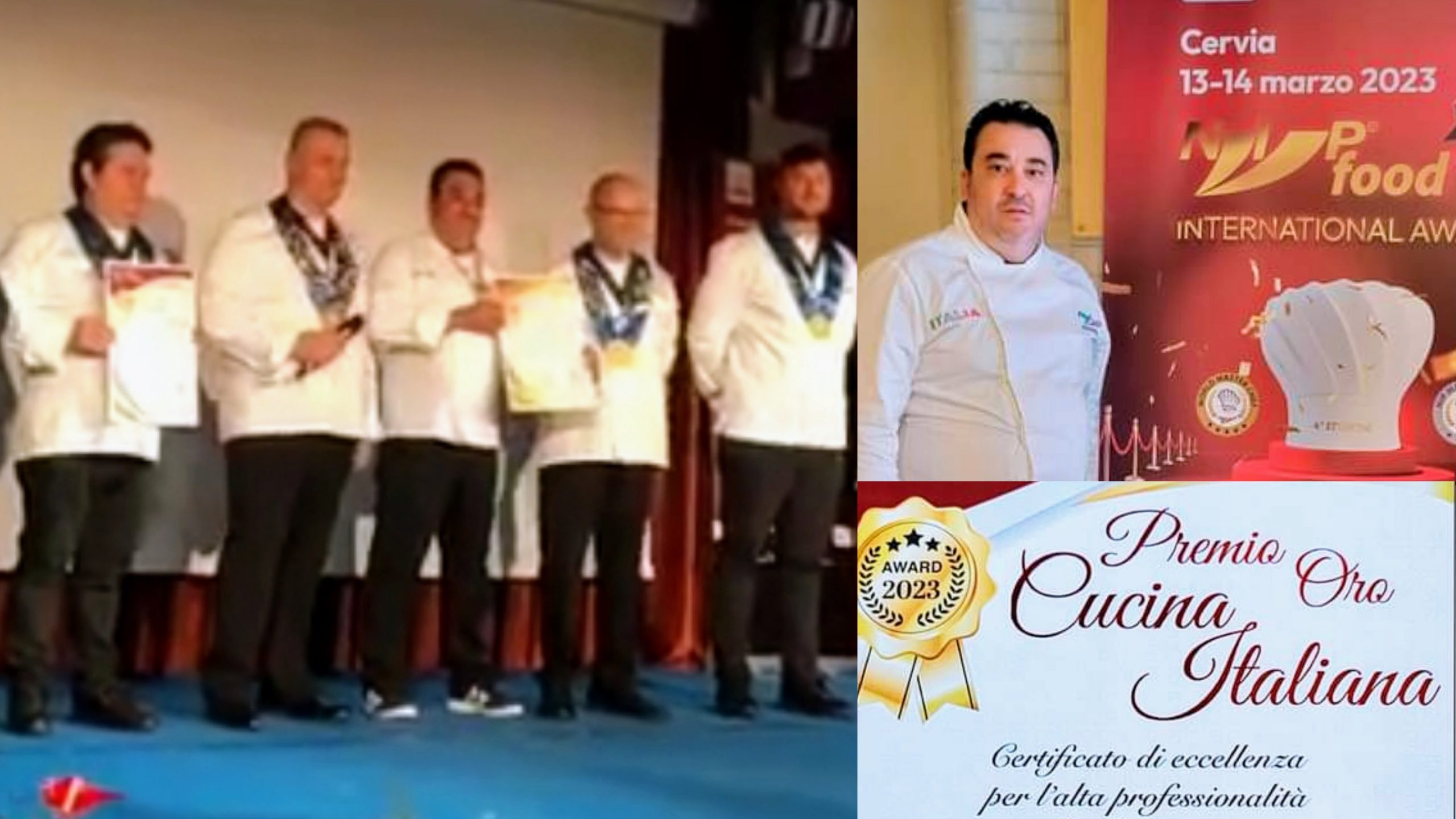 Capoterra, il Premio Pizza d’Oro e Premio d’Oro cucina italiana al ristoratore Andrea Caria