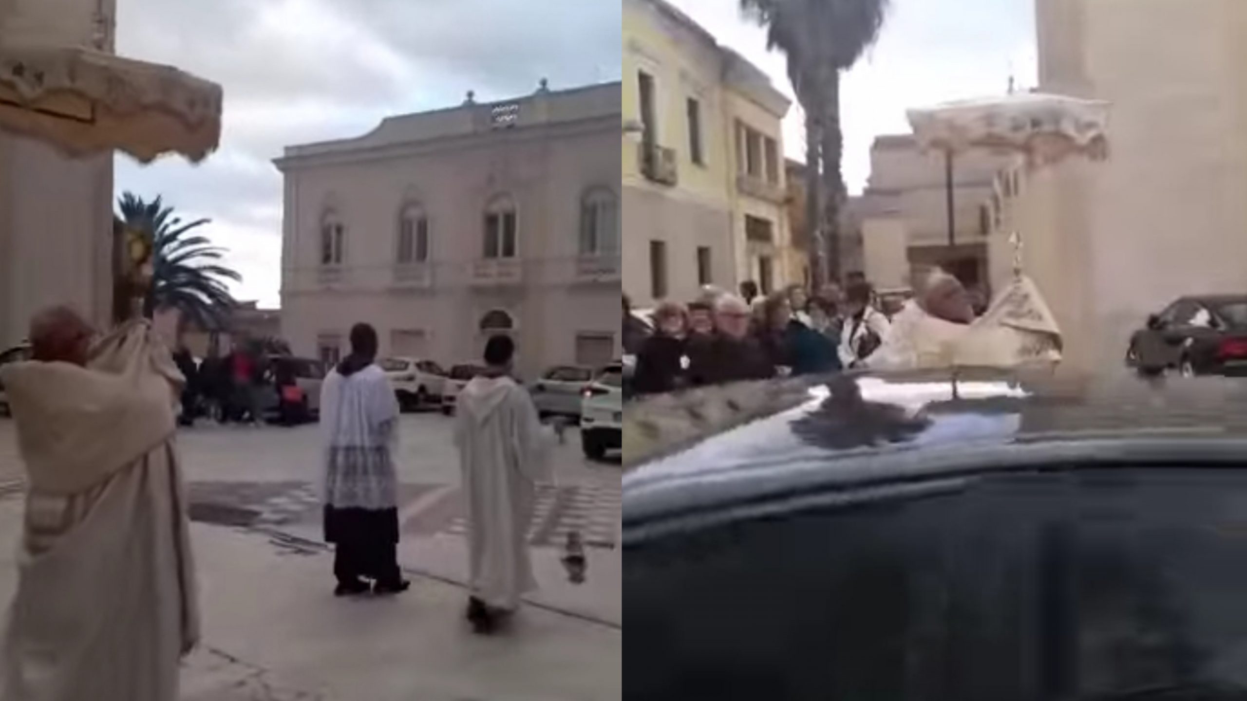 Sinnai, il piazzale della chiesa trasformato in un parcheggio da automobilisti indisciplinati