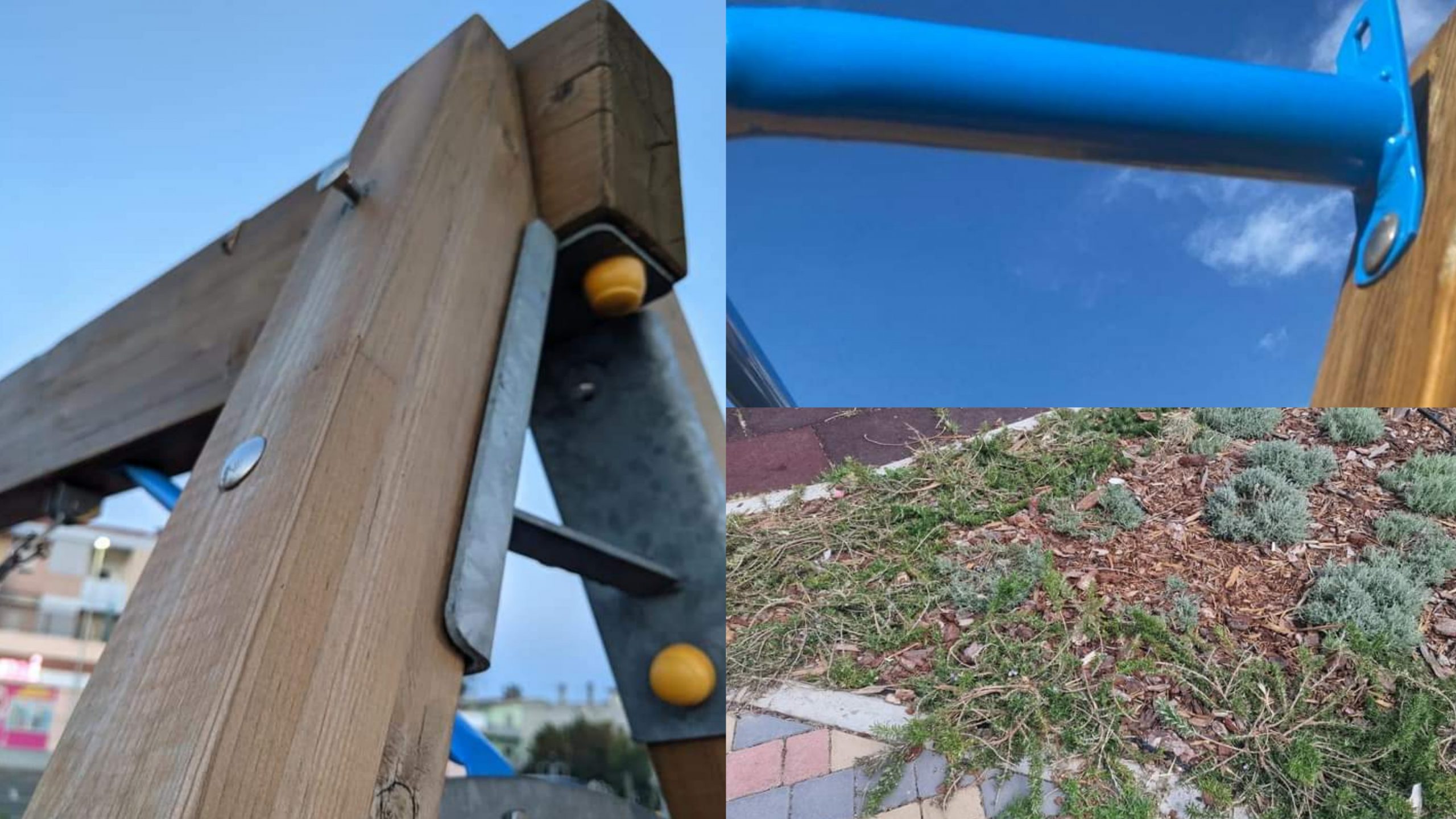 Vandali scatenati a Monserrato: distrutti i giochi per bimbi nel parco di via Boezio
