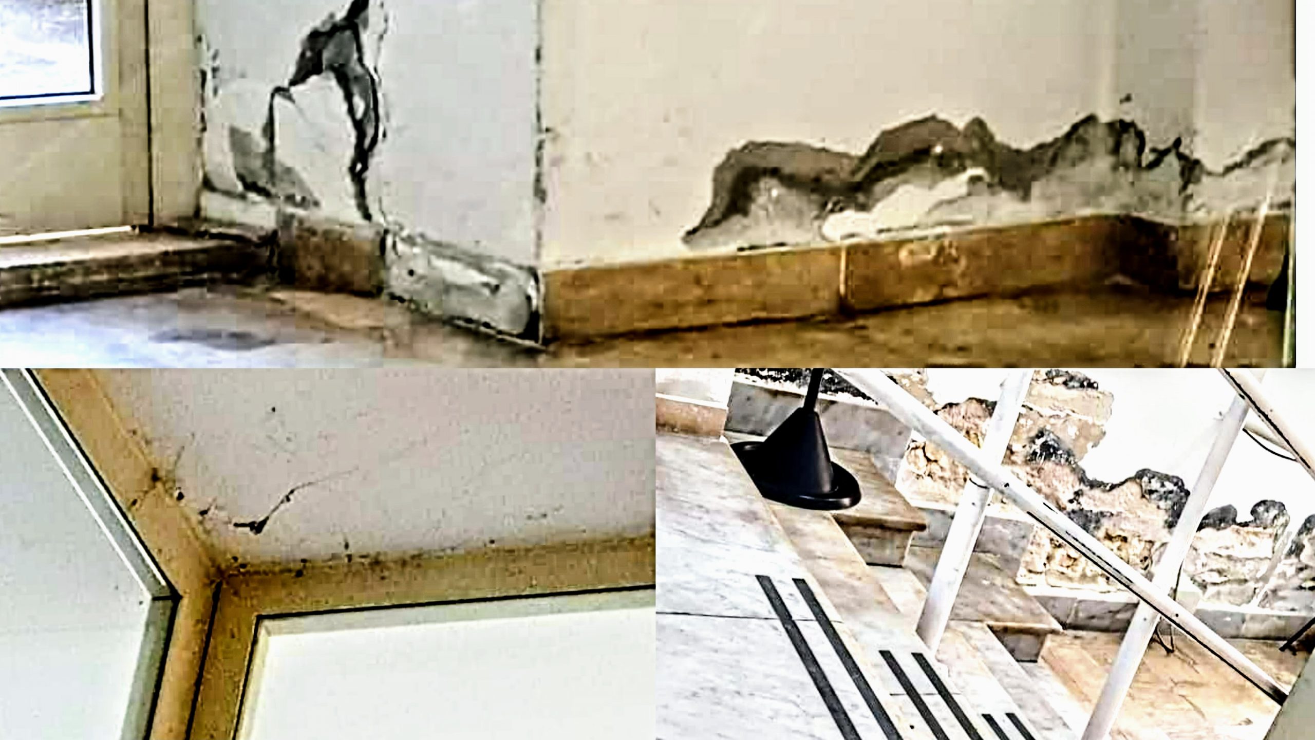 Pirri, degrado al palazzo della municipalità: muffe e ragnatele accolgono i cittadini