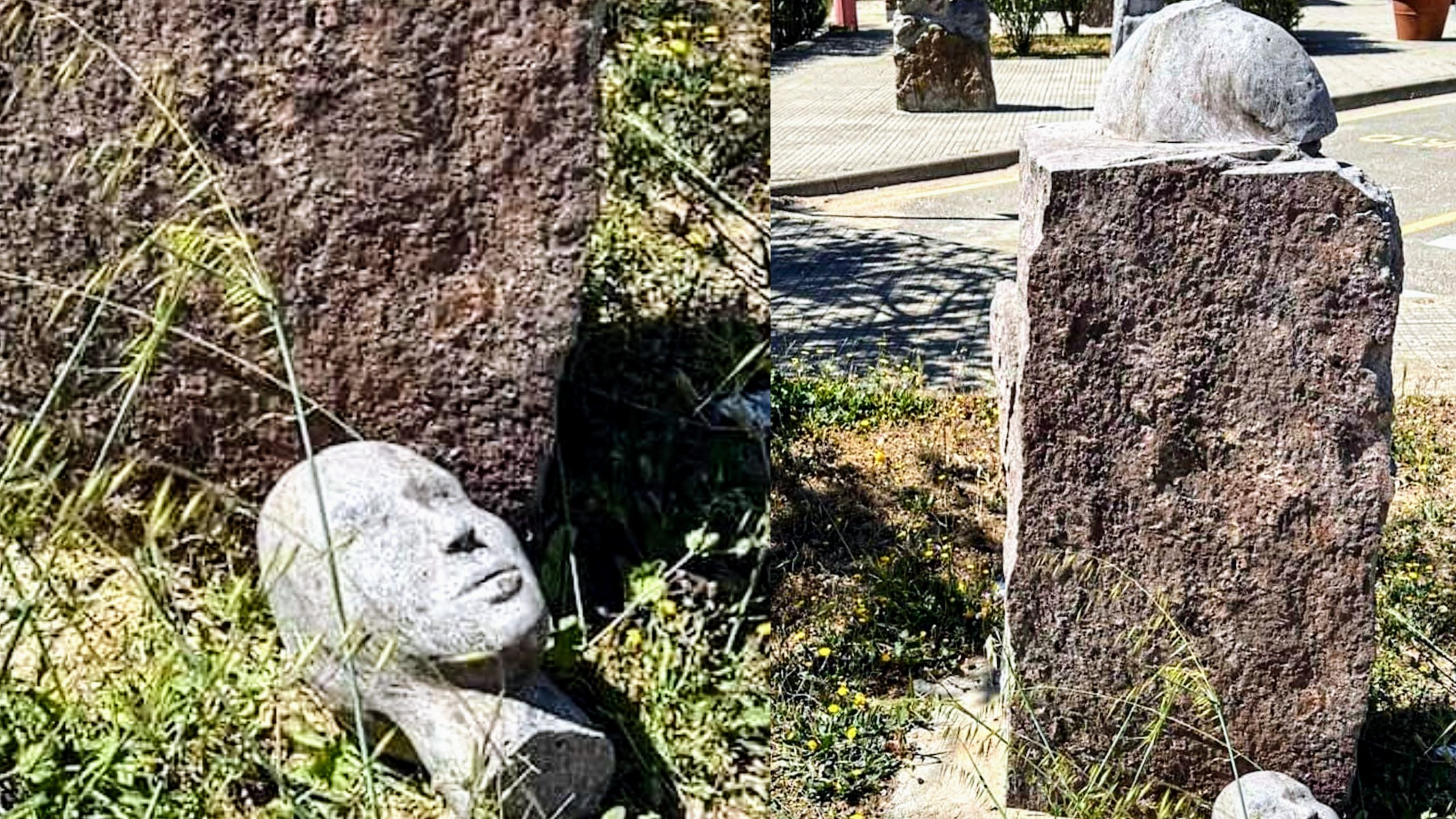 Vandali scatenati a Capoterra: decapitata una statua nella zona di La Maddalena Spiaggia