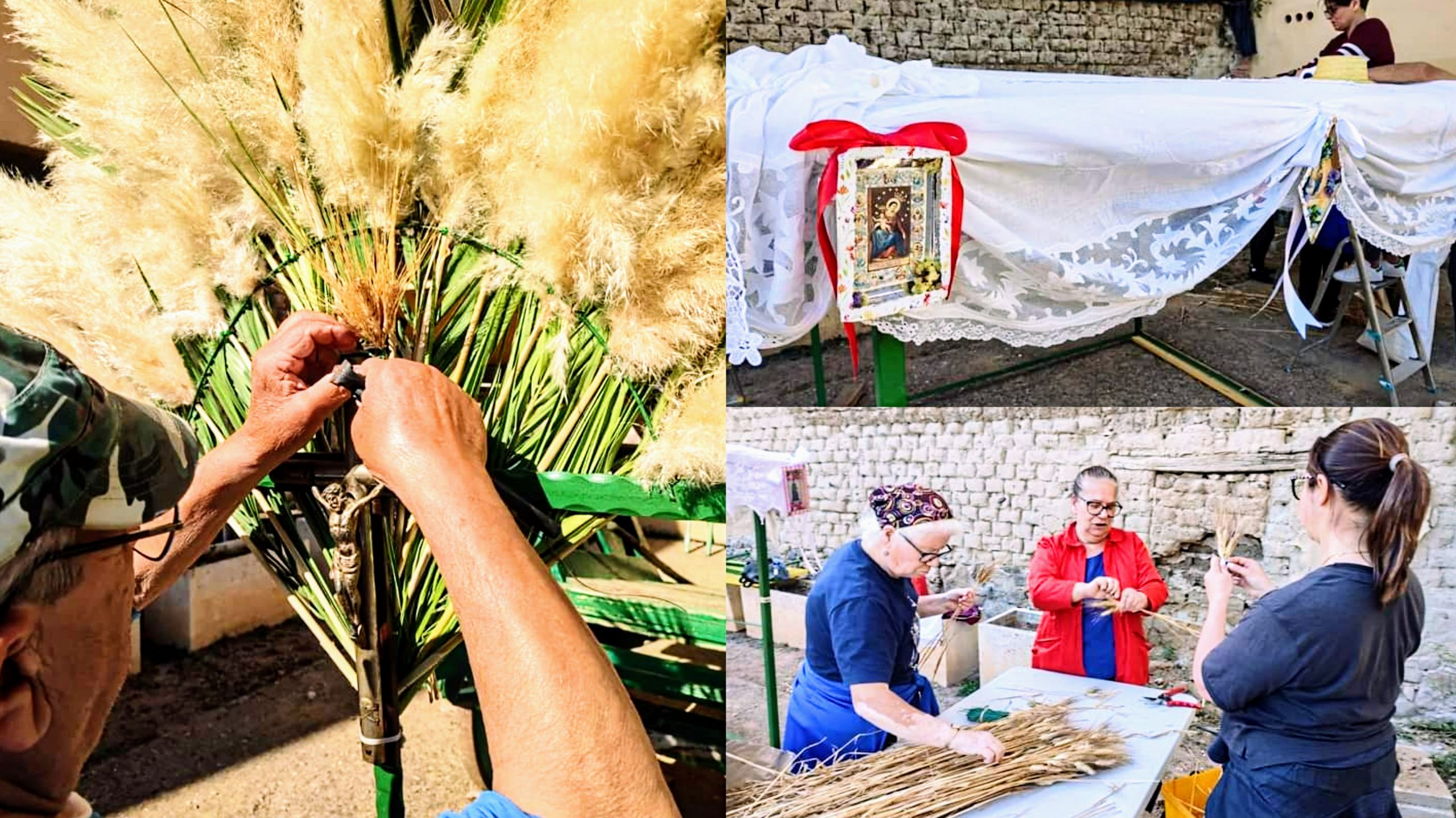 Sestu, la tracca per Sant’Efisio in preparazione a casa Ofelia