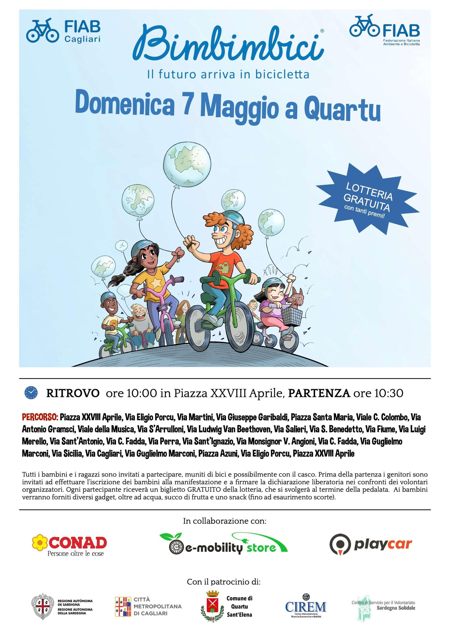 Ritorna BimbimBICI 2023 a Cagliari e Quartu Sant’Elena