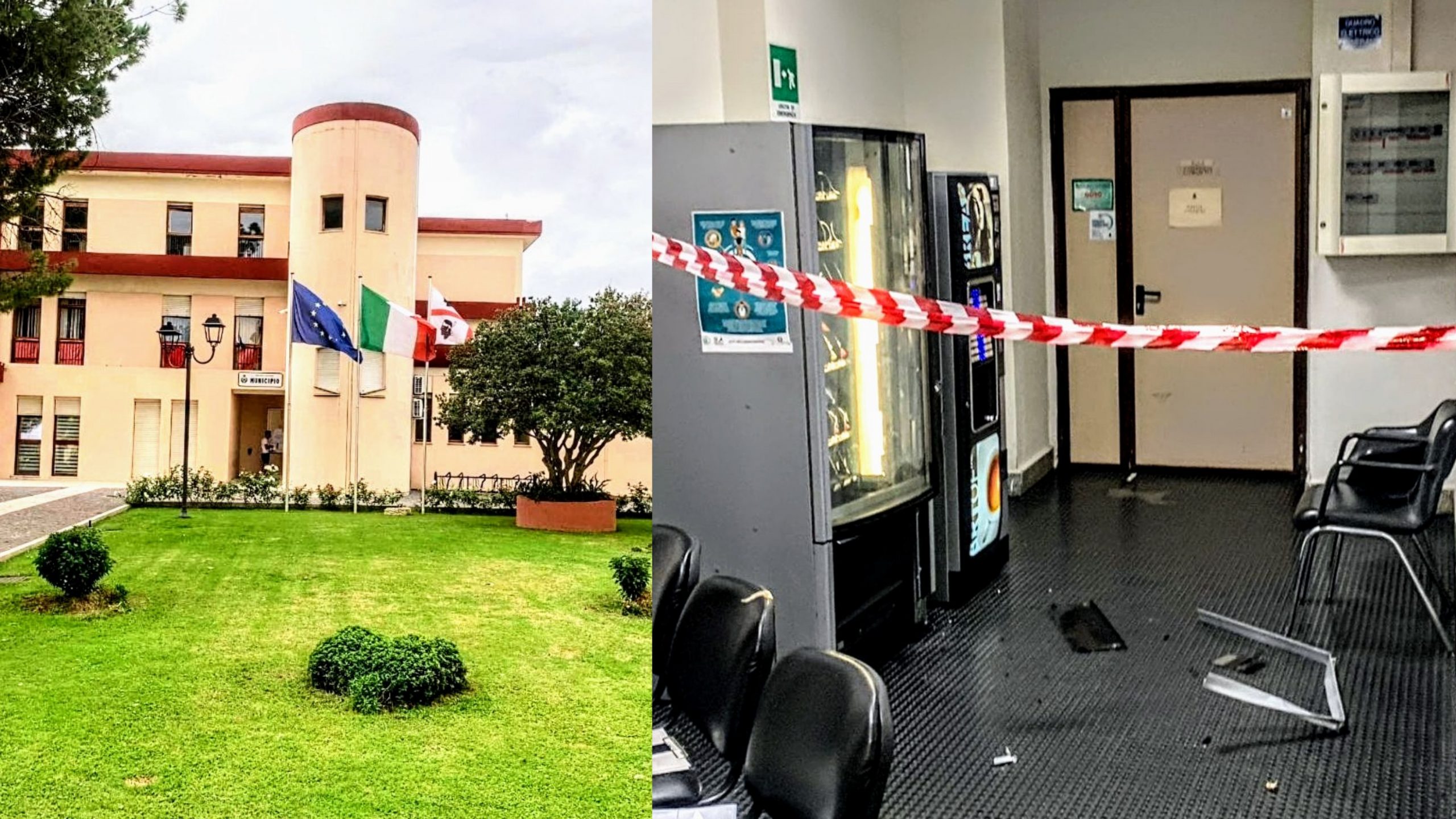 Ladri scatenati a Capoterra, saccheggiati i distributori automatici del Comune