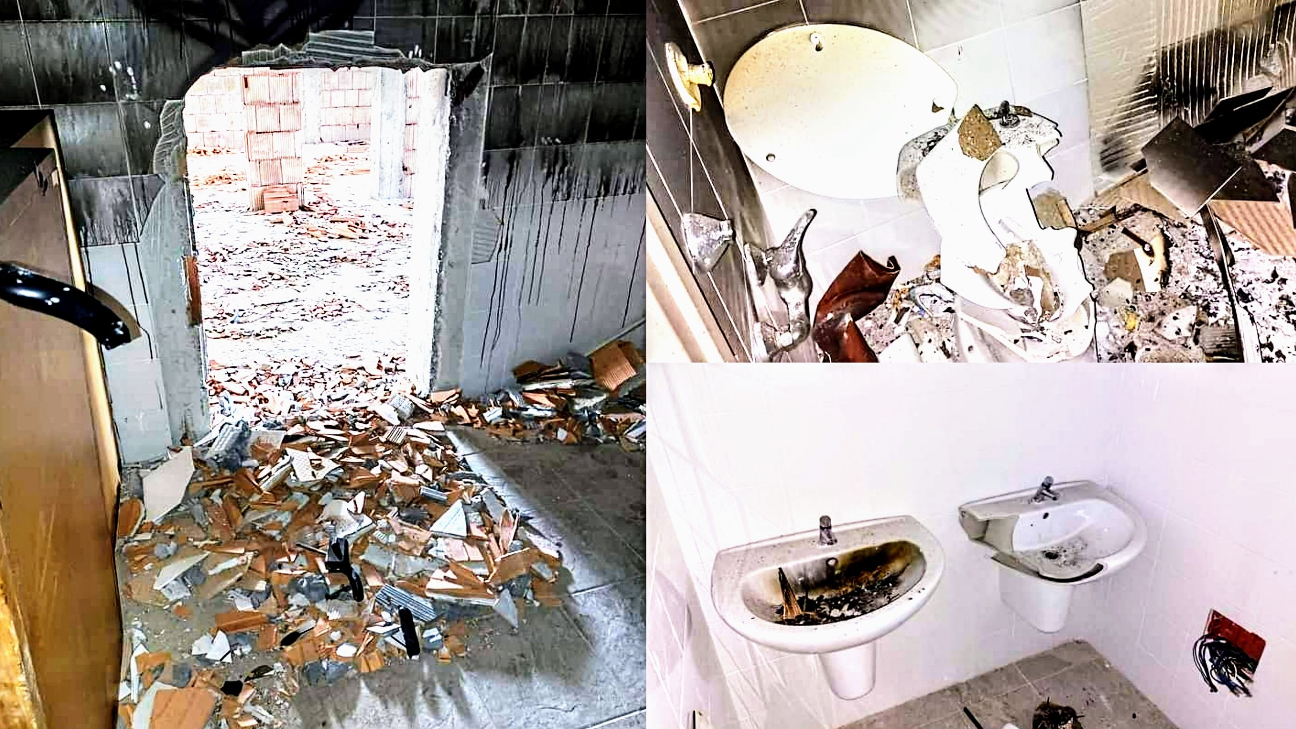 Raid vandalico a San Sperate: sanitari in frantumi e impianto elettrico incendiato al centro sociale