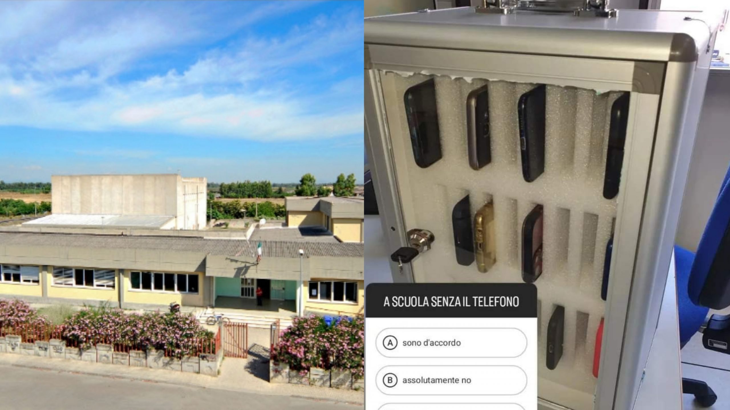 All’Istituto Buonarroti di Guspini e Serramanna cellulari chiusi in cassaforte