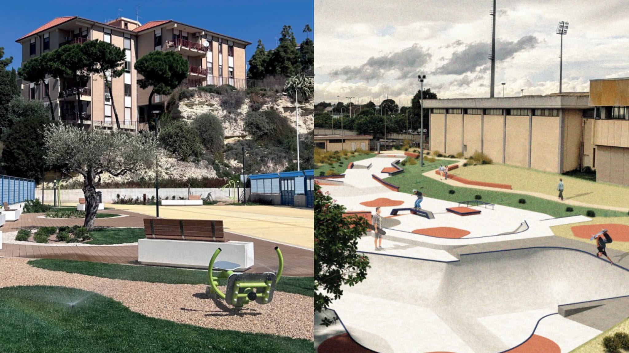 Cagliari, svolta sport a Monte Mixi: nuova piazza e skatepark entro un anno