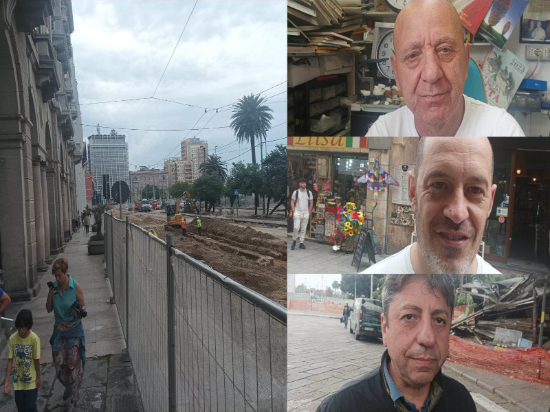 Via Roma a Cagliari chiusa da due mesi: “Affari crollati del 20%, dateci ristori per i negozianti in difficoltà”