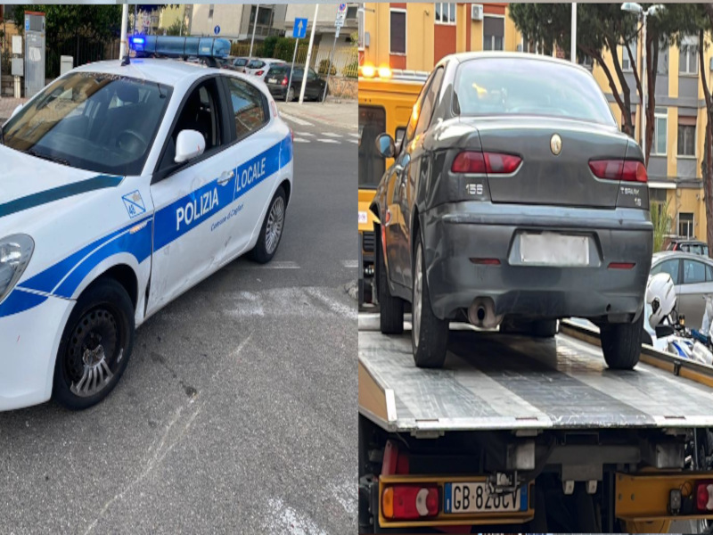 Cagliari, 20enne pregiudicato senza patente semina il panico al volante di un’Alfa sequestrata