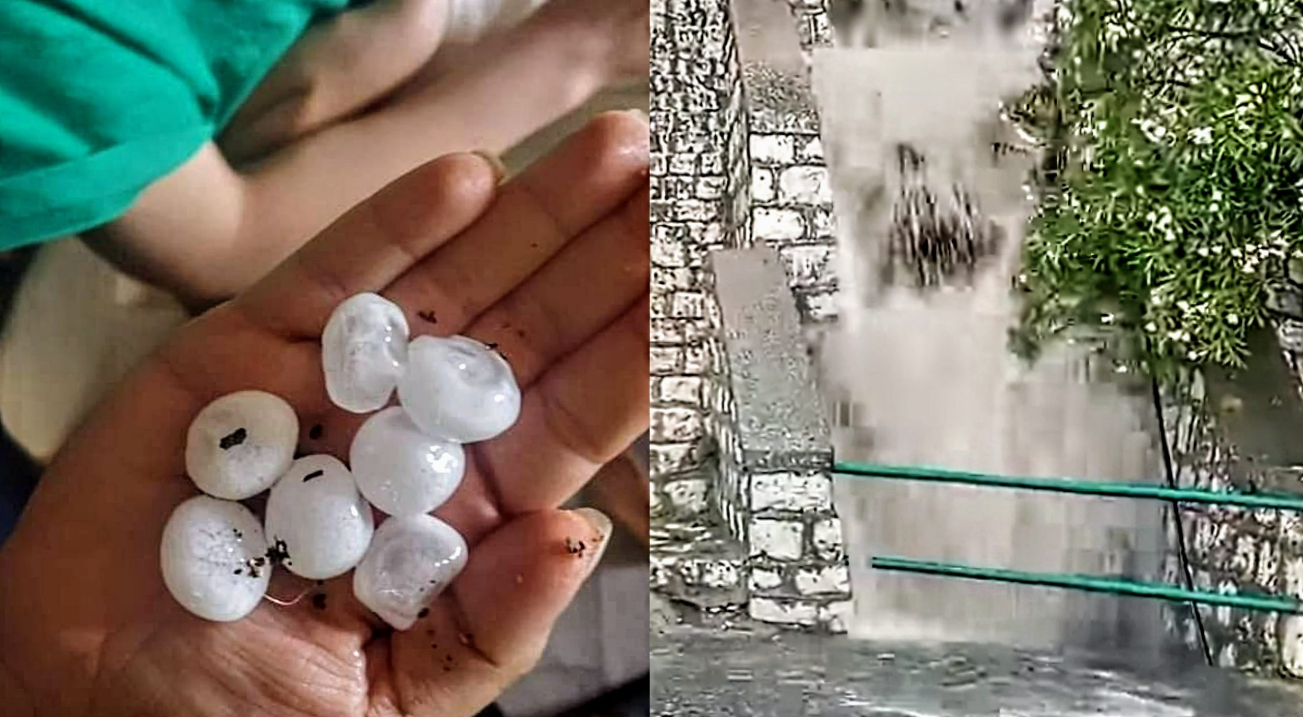 Clima bizzarro a metà giugno, grandine e violenti nubifragi in Sardegna