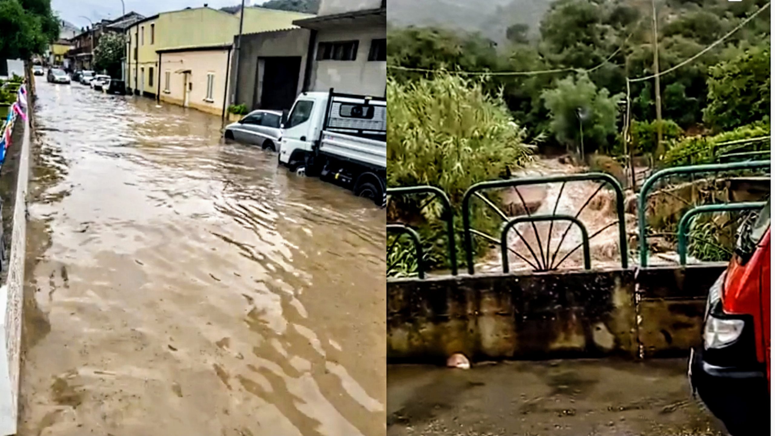 Violento nubifragio nel Sulcis Iglesiente, Fluminimaggiore invasa da acqua e fango