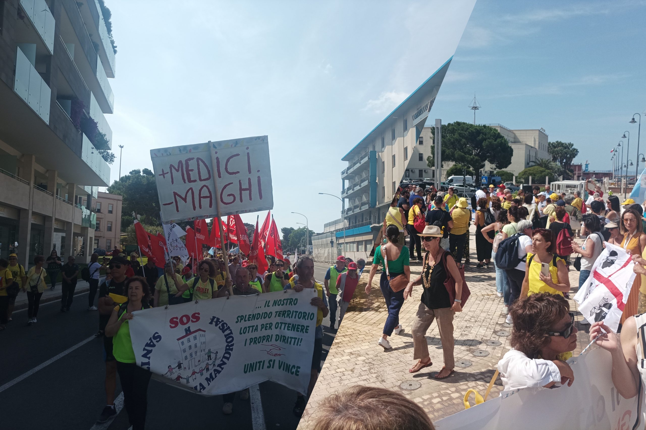 In duemila a Cagliari contro la sanità allo sfascio: “No a nuovi ospedali, vogliamo cure sicure”