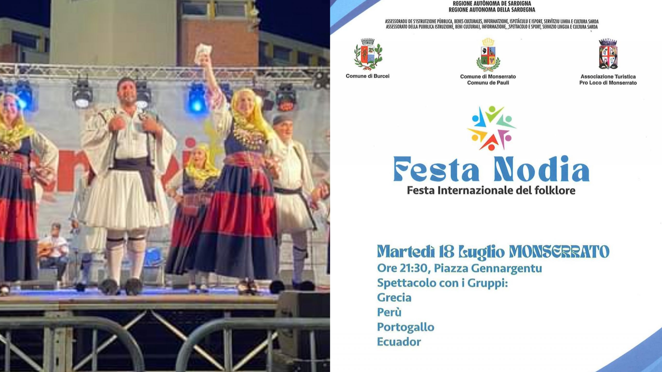 Monserrato, il folklore internazionale in piazza Gennargentu