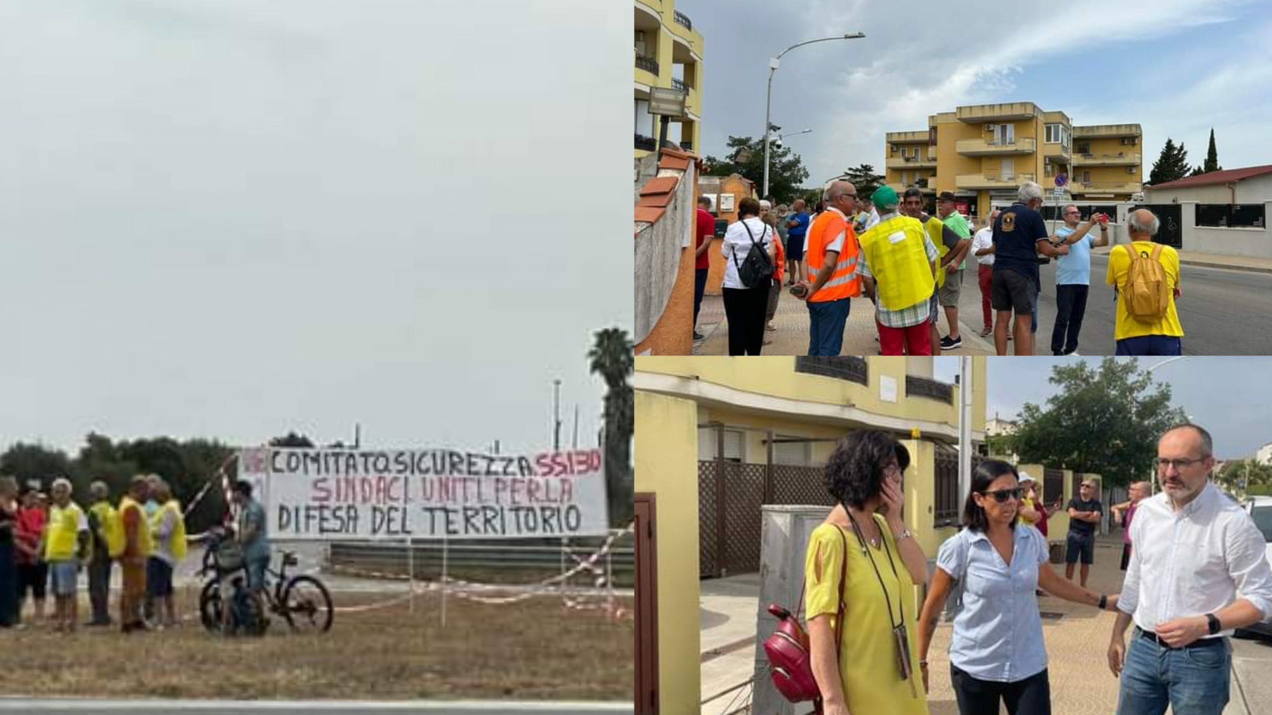 Messa in sicurezza della Ss 130, sindaci e cittadini scendono in strada a Decimomannu