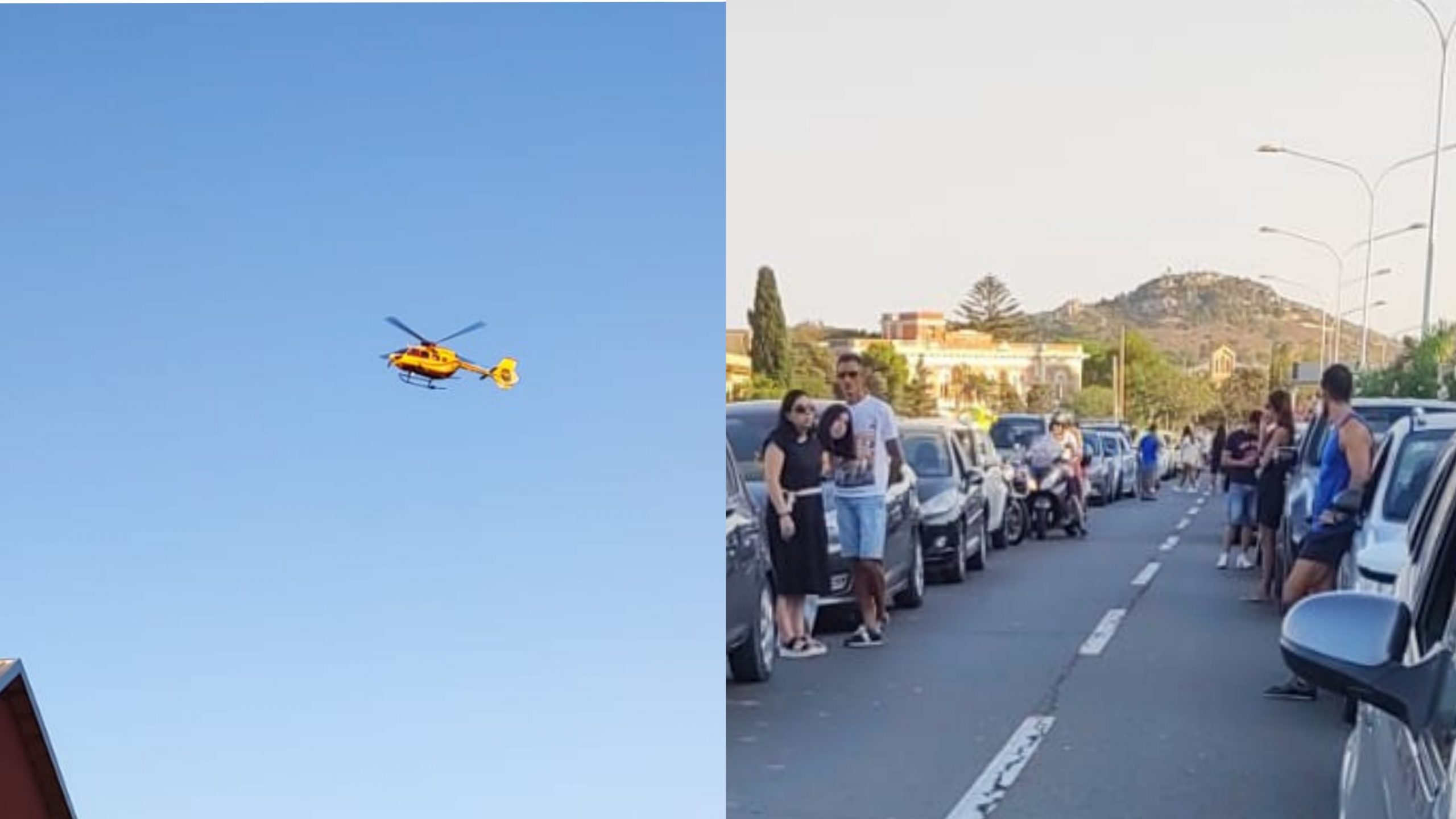 Cagliari, motociclista si schianta sul guard-rail lungo l’asse mediano: è grave