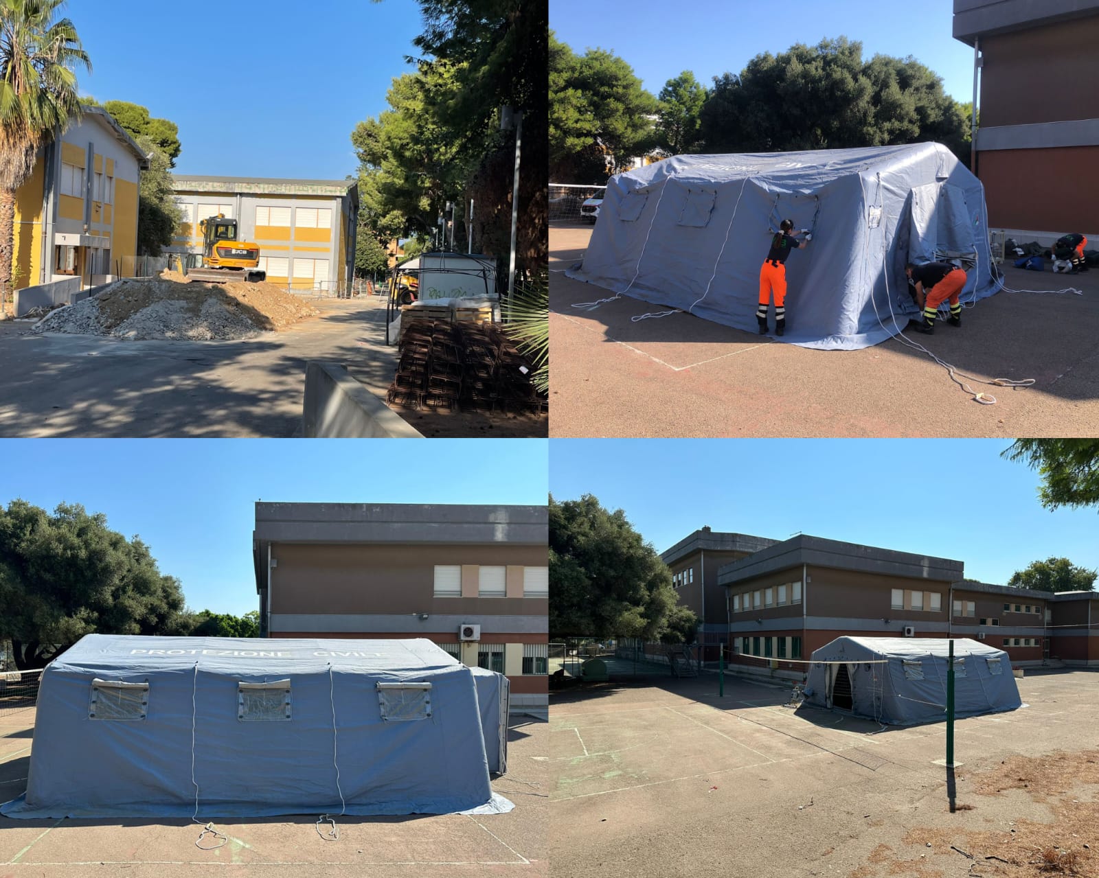 “Truzzu manda 200 bambini a scuola nelle tende: la prima volta nella storia a Cagliari”