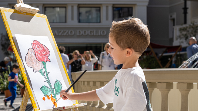 Laboratorio per bambini tra natura e creatività: al Doglio Flower Market l’Hortus Pictus di Leonardo da Vinci