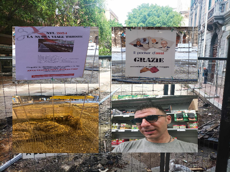 Viale Trieste a Cagliari bloccata dai lavori tra ritardi e caos: “Qui rischiamo di chiudere tutti, scendiamo in piazza”